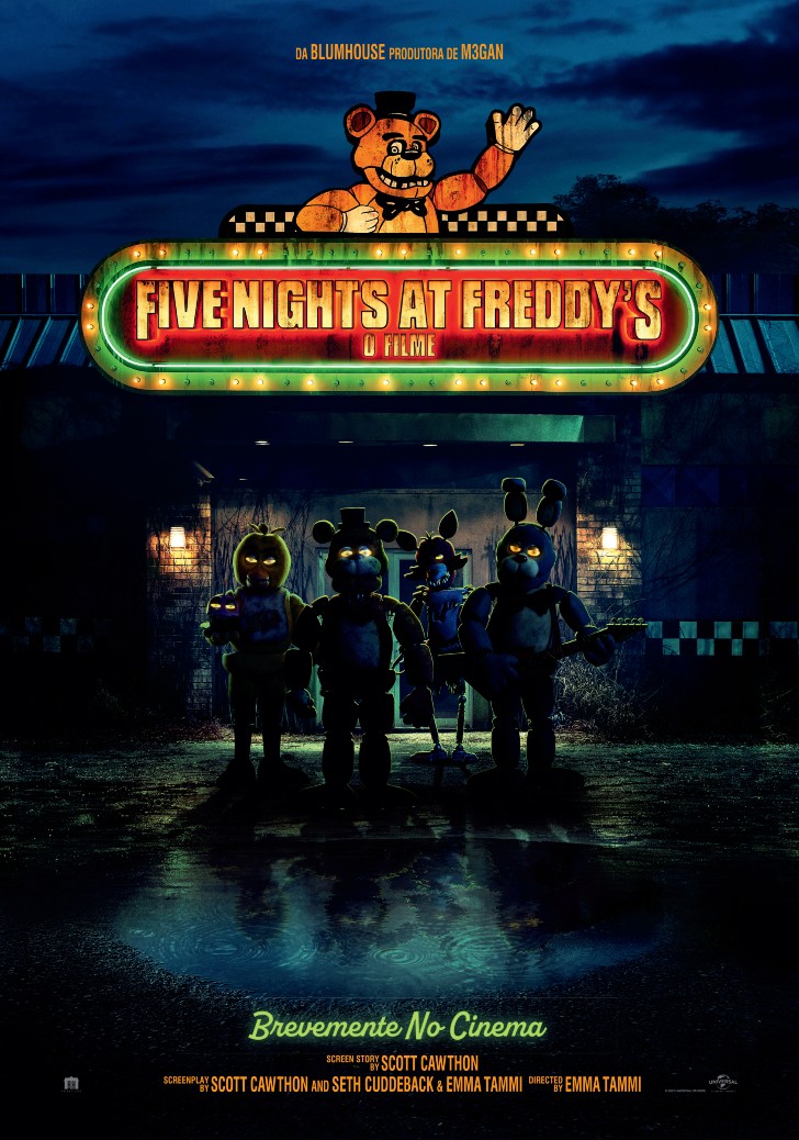 Ganha convites duplos para a antestreia de Five Nights at Freddy's - O Filme